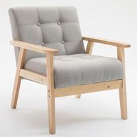 Fauteuil moderne en tissu pour salon, café, zone de réception, petit bureau, usage domestique, mobilier de maison