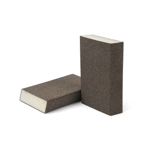 Blocs éponge <span class=keywords><strong>de</strong></span> ponçage double angle lavables et réutilisables, briques/plaques <span class=keywords><strong>de</strong></span> ponçage en mousse pour le finissage du cloisonné, du bois et du métal, utilisation humide et sèche - Product Image 3