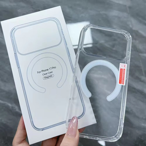 Custodia magnetica trasparente antiurto per telefono per iPhone 17 <span class=keywords><strong>Pro</strong></span> <span class=keywords><strong>Max</strong></span> 17 Air 17 <span class=keywords><strong>Pro</strong></span> 17 protezione per telefono cellulare per samsung A06 A15 per oppo - Product Image 6