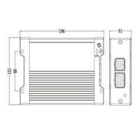 Controlador de Unidad de Procesamiento de Alta Velocidad CR40P Configurable de 16 Entradas y 16 Salidas, 40 Canales, PLC PAC, Controlador Dedicado