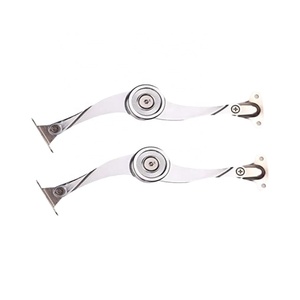 Herraje de acero cincado para tapa plegable con amortiguador de elevación para gabinetes de cocina y cajas de juguetes - Product Image 1
