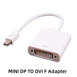 Adaptateur DFX <span class=keywords><strong>Mini</strong></span> vers DVI Femelle, Convertisseur Vidéo 1080P avec Verrouillage par Vis, Cordon Multi-Modèles Compatible pour PC Portable - Product Image 1