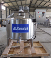 Cuve à fromage 500 litres/réservoir de mélange de fromage/machine de fabrication de fromage