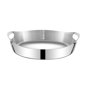 Kitchen Items 27cm Triply Stainless Steel <strong>Double</strong> Handle Baking Tray Steak Skillet Non Stick <strong>Frying</strong> <strong>Pan</strong> <strong>Grill</strong> <strong>Pan</strong> Saute Fry <strong>Pans</strong> - Product Image 6