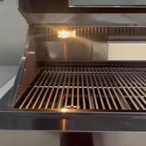 وصول جديد: مطبخ خارجي مخصص مقاوم للماء من الفولاذ المقاوم للصدأ مع شواية وغطاء، يعمل بالبروبان/الغاز المسال/الغاز الطبيعي مع نظام أمان للهب - Product Image 6