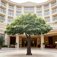 Grand arbre artificiel en fibre de verre de haute qualité, écologique et durable, de 3,5 m, pour les hôtels, les bureaux, les restaurants, les salons