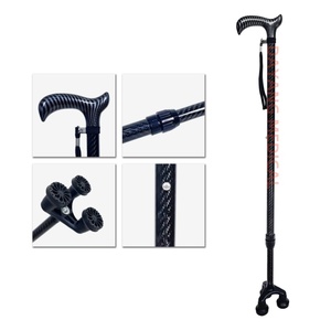 Bastón de Fibra de Carbono Retráctil de Primera Calidad a Precio de Fábrica en China, Bastón de Apoyo <span class=keywords><strong>para</strong></span> <span class=keywords><strong>Caminar</strong></span> de Fibra de Carbono <span class=keywords><strong>para</strong></span> Hombres y Mujeres Mayores - Product Image 5