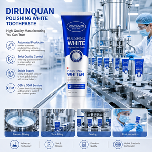 Pasta Dental Blanqueadora OEM ODM 120g, Pulimenta, Blanquea, Elimina Manchas de Café <span class=keywords><strong>y</strong></span> Té, Aliento Fresco a Menta, Hidroxiapatita Química para el Hogar - Product Image 2