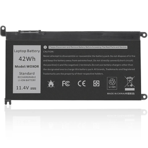 Batería de Repuesto para Portátil Dell <span class=keywords><strong>WDXOR</strong></span> WDX0R Latitude 3180 3190 3300 3379 3380 3189, Batería para Portátil - Product Image 1