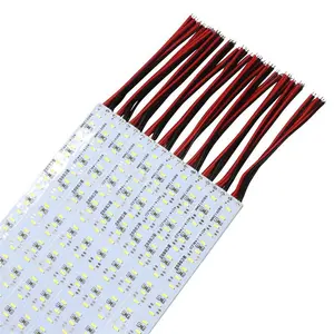 DC12V smd2835 엄밀한 Strips168LEDS 하드 기사 램프 LED 스트립 조명 바 양면 FR4 유리 섬유 보드