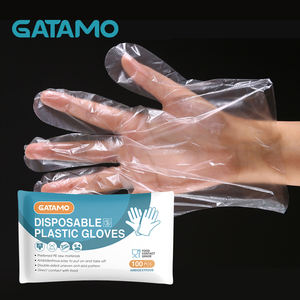Guantes Desechables de Plástico HDPE Transparentes Plegables para Uso Diario en el Hogar, Aptos para Alimentos, Resistentes al Aceite, de Grado Alimenticio - Product Image 5