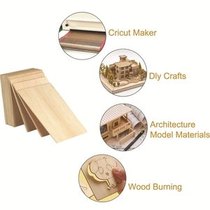 Tùy Chỉnh 3Mm Basswood Lớp Laser Cắt Gỗ Tấm Cho DIY Thủ Công Mỹ Nghệ Mô Hình Làm Bằng Gỗ Hộp Tường Dấu Hiệu-Trực Tiếp Dropshipping - Product Image 3