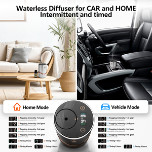 OEM Customizable Logo Scent Diffuser Mini Sleek Aluminum Alloy Waterless Nebulizing Car Diffuser Quiet Scent Diffuser - Product Image 4