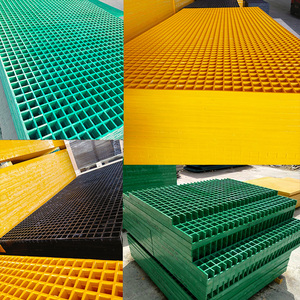 Grille en PRF antidérapante résistante aux UV, directement de l'usine, pour les zones de lavage de voitures et les usines chimiques - Product Image 3