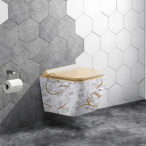Inodoros de Pared de Cerámica para Baño, Inodoro Suspendido de Color, Venta al por Mayor - Product Image 4