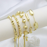 Bracelet ajustable à perles pour femme, idéal pour le quotidien, vente en gros de bijoux