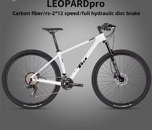 Bicicletta da Montagna Full Carbonio Hardtail 12 Velocità con Freni a Disco Doppi, Sospensione Anteriore Bloccabile, Telaio Leggero per Cross Country - Product Image 1