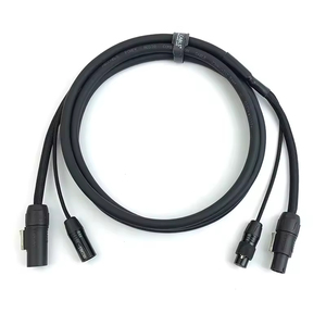 Câble <span class=keywords><strong>Combo</strong></span> Alimentation et Signal <span class=keywords><strong>XLR</strong></span> 5 Broches 4K en Cuivre Sans Oxygène avec Connecteur d'Alimentation Verrouillable - Robuste pour Éclairage Scénique et Audio - Product Image 4