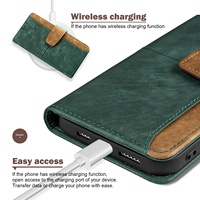 Étui de téléphone en cuir PU avec porte-cartes magnétique rétro classique pour OnePlus 15 13 13T 13R