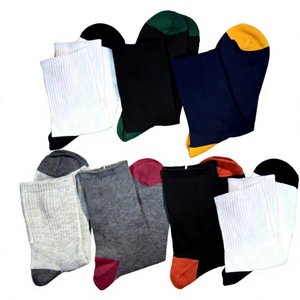 Men Crew Sports <b>Socks</b> Breathable Odor Resistant <b>Moisture</b> Wicking Knitted Casual Daily Wear Summer Solid - Product Image 4