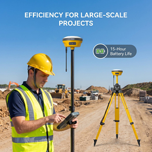 Hi Target V200 Rtk Gps Code ไม่มีปัญหาสถานีฐานและอุปกรณ์สำรวจ RTK Matrice 4E Drone พร้อมกล้องมุมกว้าง 48MP - Product Image 5