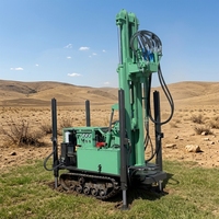 Foreuse pneumatique JTQZ-160 pour puits d'eau, capacité de forage de 160 m, structure robuste, longue durée de vie, équipement de forage de puits d'eau rurale