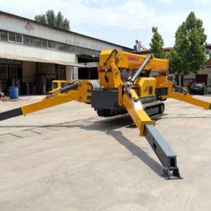 8 tấn Telescopic Boom Spider Crane Mini Crawler loại di động nâng cần cẩu ngoài trời trong nhà xây dựng bảo trì - Product Image 5