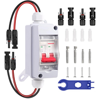 Boîtier de disjoncteur photovoltaïque DC Tulabu HT-2WAY 32A DC500V, étanche IP65, ABS PC, 635x540x85mm, solaire PV