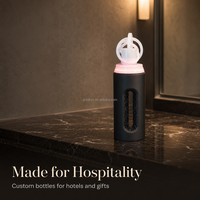 Flacon de parfum LED magnétique, atomiseur de parfum personnalisé pour les commodités hôtelières, comptoir de bar, cadeau, voyage, vente au détail, présentation