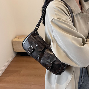 Sac à bandoulière pour dames de niche <span class=keywords><strong>française</strong></span> rétro de haute qualité 2024 nouveau sac à bandoulière explosif populaire sous les bras - Product Image 3