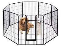 Barrière de cour pour chien de qualité professionnelle, chenil pour chien