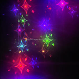 Lunettes de diffraction en papier transparentes, lunettes <span class=keywords><strong>Coldplay</strong></span> Moon, lunettes de feu d'artifice, effet prisme arc-en-ciel, clip pour regarder la lumière/feu d'artifice, fête - Product Image 2