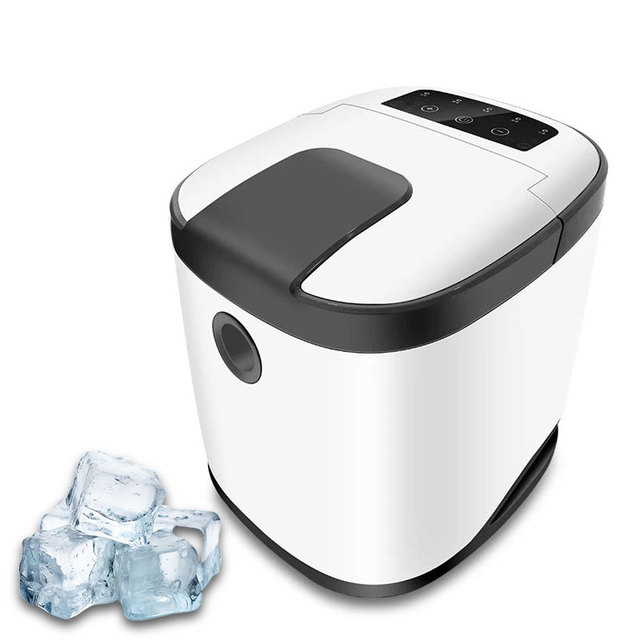 GSE 21KG/24H Automatic Mini Portable Crystal Ice Cube Maker Commercial Cube Shape Ice Machine 6600W EU Certified