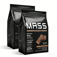 Poudre de protéines VitaHall Mass Weight Gainer pour la musculation, saveur fraise