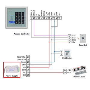 Giá Rẻ Giá RFID bàn phím với Door chuông truy cập điều khiển với Door chuông cho an ninh ngoài trời kiểm soát truy cập vào cửa đầu đọc thẻ - Product Image 6