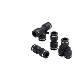 <b>Quick</b> <b>Connector</b> Pneumatic Fitting 4MM 6MM 8MM 10MM 12MM 14MM 16MM Black PE PU PV PY PK PZA PBT Material - Product Image 1