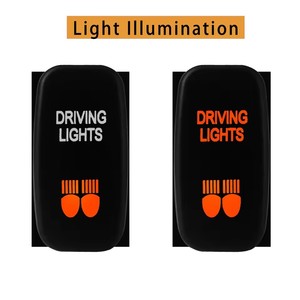 Interrupteur à <span class=keywords><strong>bouton</strong></span>-poussoir pour voiture 12V avec LED orange pour Mitsubishi ASX Triton Pajero Eclipse Gallant V73 V93 Lancer Outlander ASX L200 - Product Image 4