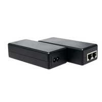 Inyector POE Pasivo de 24V 48V 56V, Fuente de Alimentación por Ethernet, Adaptador de Corriente CA/CC de 30W para Cámaras CCTV / Seguridad / IP POE
