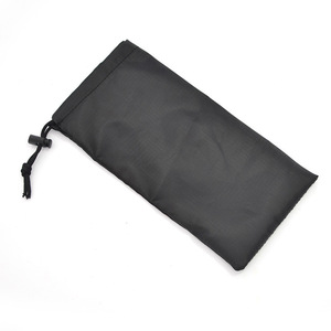 Sac de rangement pour piquets d'extérieur, 21x13cm, en tissu Oxford, avec cordon de serrage, organisateur d'accessoires de voyage portable, noir - Product Image 3