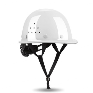 Casque de sécurité rouge de type V, suspension à 6 points, non rainuré, pour la construction - Product Image 3