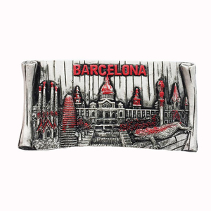 Pembuatan kustom Spanyol 3d kerajinan resin berbagai negara kota wisatawan hadiah suvenir magnet kulkas resin - Product Image 6