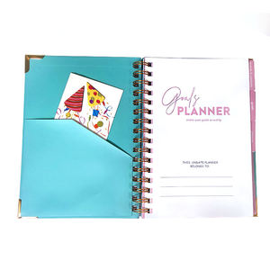 Joytop Bán Sỉ Biểu Tượng Tùy Chỉnh Hình Xoắn Ốc Màu Hồng Hàng Tuần Nhật Ký Mục Tiêu Hàng Tháng Bộ Sổ Ghi Chép Kế Hoạch Chương Trình Nghị Sự - Product Image 4