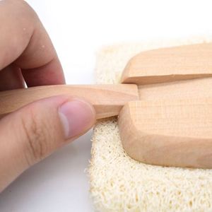 Bathroom Accessories Long Handle Detachable <b>Bath</b> Brush with Loofah - Product Image 3