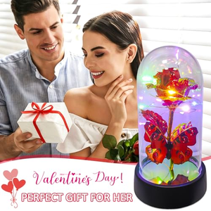 Roses éternelles à la cire avec lumière LED, décoration florale pour la Saint-Valentin, fleurs immortelles pour cadeaux de la Saint-Valentin - Product Image 4