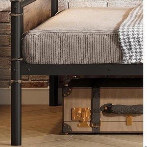 Estructura de cama litera metálica minimalista moderna, personalizable para dormitorios estudiantiles, camas con estructura de hierro y camas metálicas para empleados. - Product Image 3