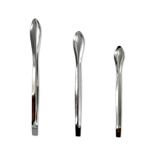 Cuillère de laboratoire Degao en acier inoxydable 304, spatule de laboratoire à tête unique, cuillère d'échantillonnage 10,5 cm pour la pesée de réactifs en poudre - Product Image 2