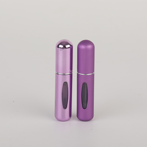 5ml Bottom-Filled Aluminum Refillable Perfume Atomizer Bottle with Screw Cap Mini Luxury <strong>Window</strong> Pump <strong>Spray</strong> - Product Image 2