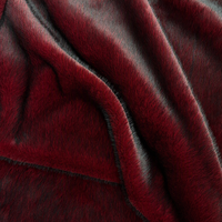 Tissu en peluche tricoté 100 % polyester cationique à poils longs et courts de haute qualité pour vêtements, manteaux, couvertures et literie