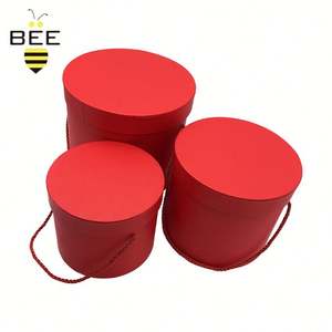 Fournisseur de luxe Boîte de papier Emballage de fleurs Boîtes à macaron rondes - Product Image 1