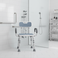 Chaise de douche pour personnes âgées, légère (3,2 kg) pour une mobilité facile
